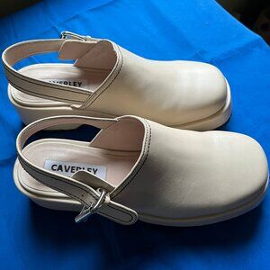 Caverley Mara Clogs Ivory Leather_NWOB_Size 40